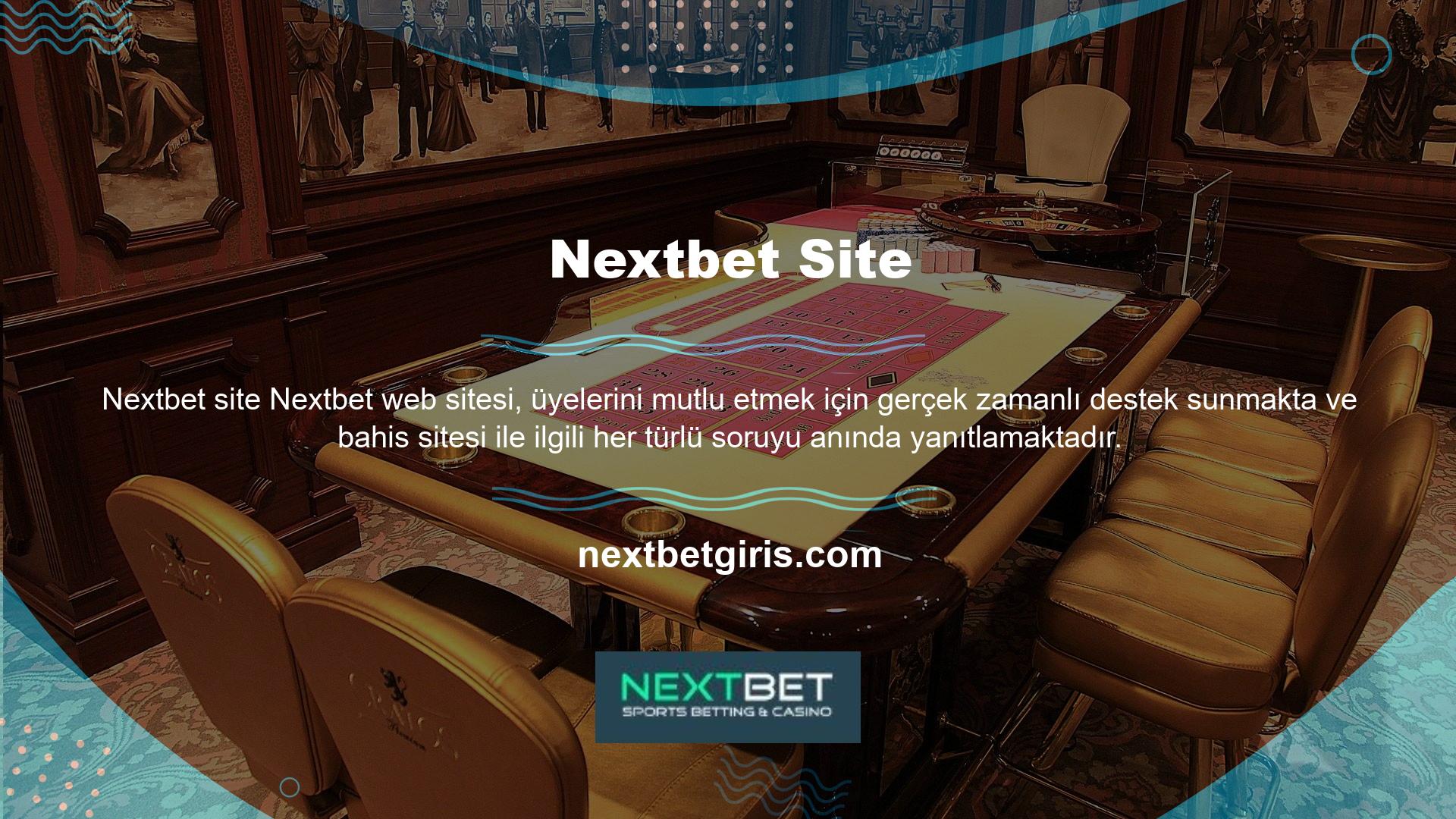 Aynı zamanda üyeler ve yeni kayıt olan üyeler için de bir gelir kaynağıdır ve Nextbet onlara büyük miktarda gelir Nextbet