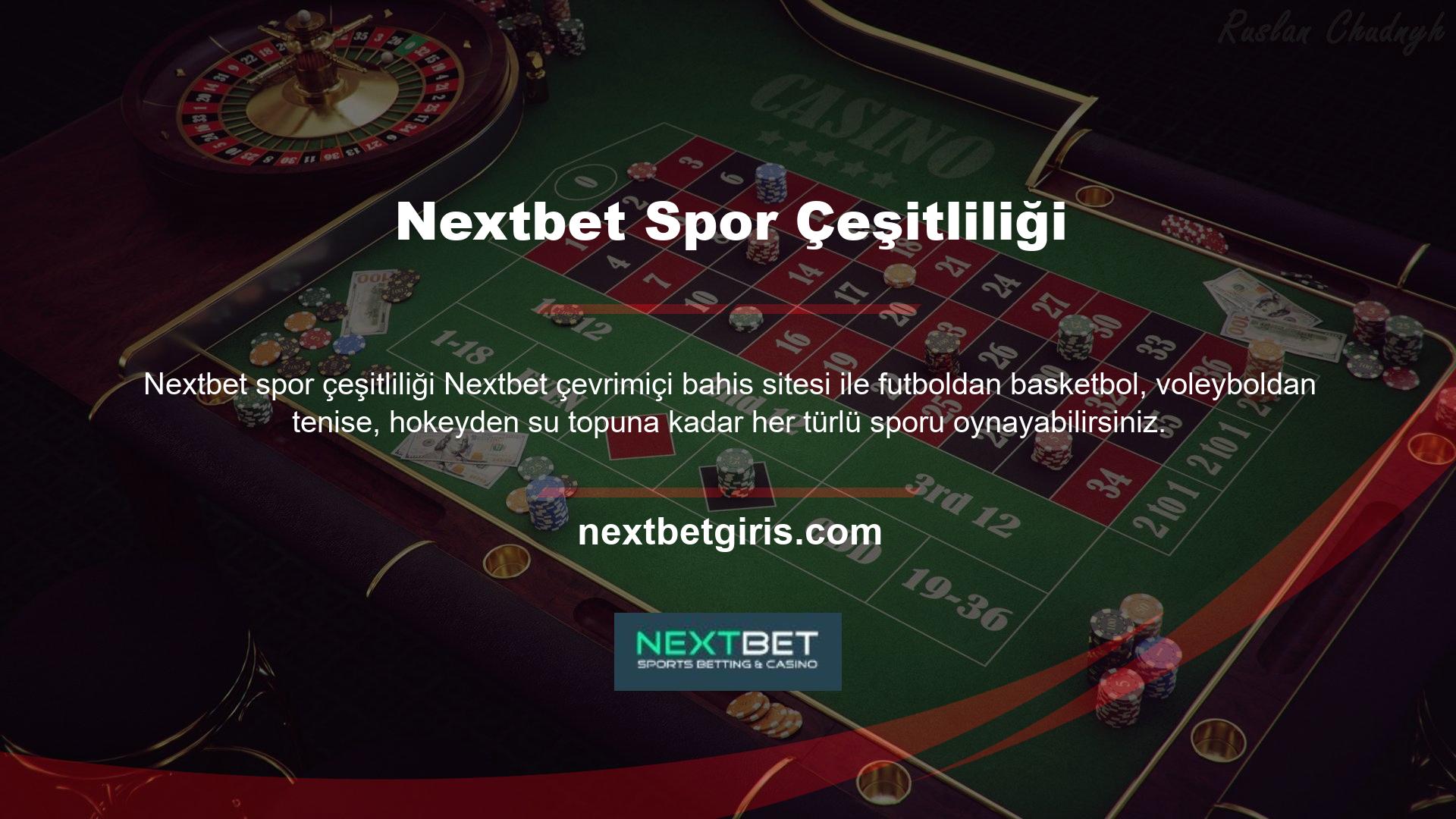 Dünyanın neredeyse her ülkesindeki spor yarışmalarına bahis yapma şansınız var